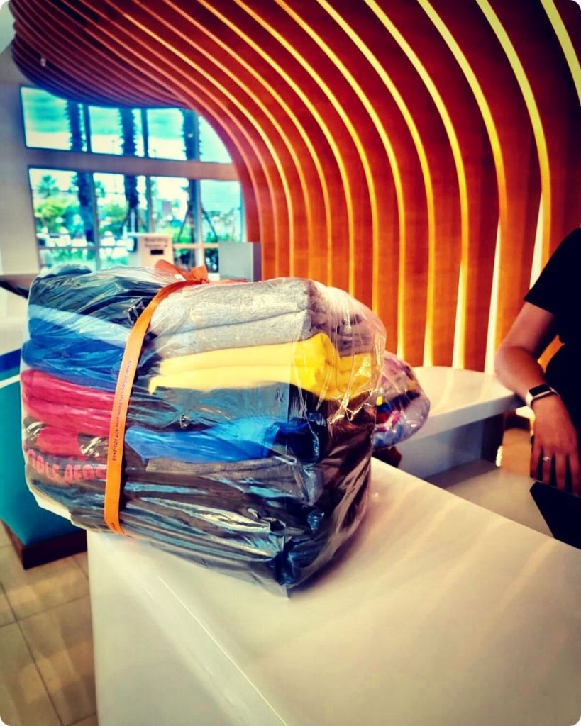 Laundry drop off and pick up